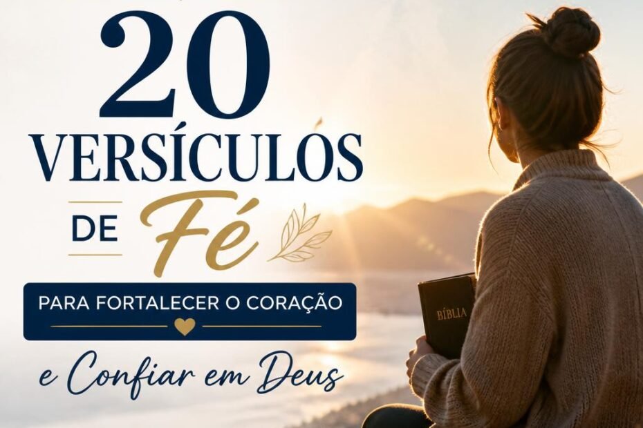 20 Versículos de Fé Para Fortalecer o Coração e Confiar em Deus
